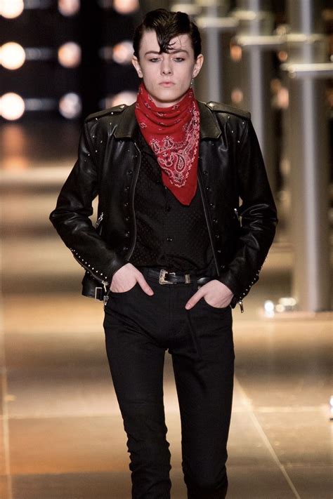 Saint Laurent Spring 2014 Menswear Fashion Show